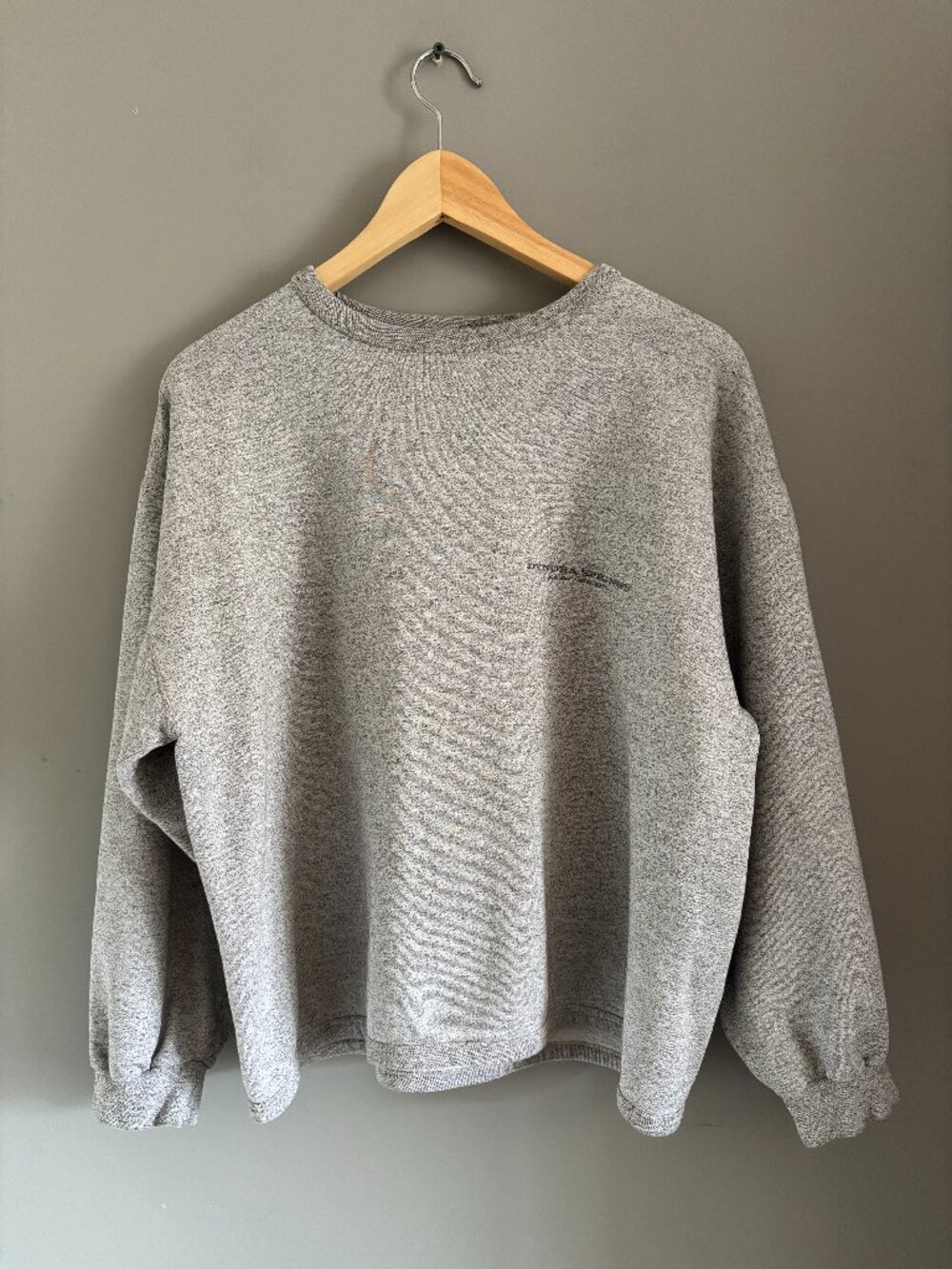 Vtg Soft Heather Grey Sweatshirt